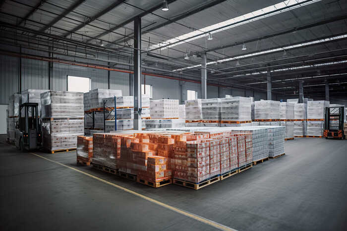 food factory loading area