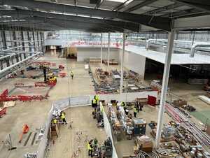 inside C.H Guenther Bakeries factory