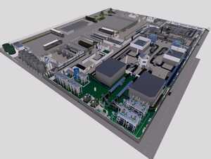 C.H Guenther Bakeries factory 3D model